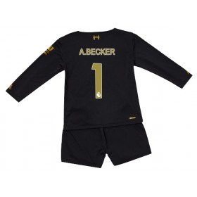 Divisa di Calcio Liverpool Portiere A.BECKER 1 Bambino Prima 2019/2020 Manica Lunga